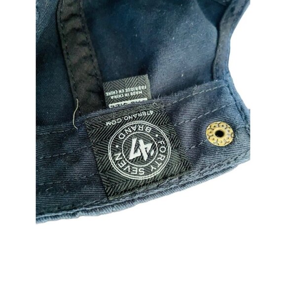 47 Brand Mens Hat Colonials Navy‎ Blue Fitted One Size - Picture 8 of 9